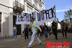 Tüntetés Szabadkán