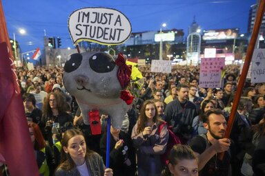 Az elemzés szerint bizonytalan a tiltakozások végkimenetele (Fotó: Beta)