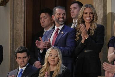 Az ifjabb Trump fél év alatt másodszor látogatott Szerbiába (Fotó: Beta/AP)