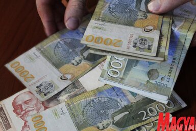 Szerbiában tavaly 3840 hamis bankjegyet fedeztek fel (Fotó: Dávid Csilla felvétele)