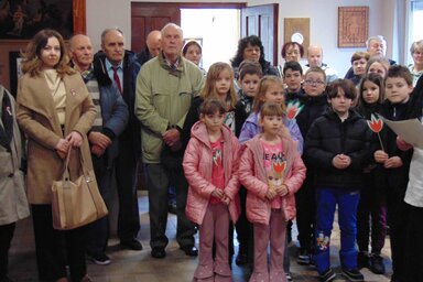 A nagykikindai megemlékező közösség (Fotó: Vidács Hajnalka)