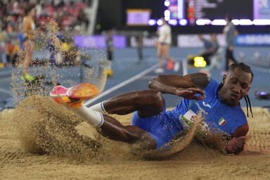 A vb első aranyérmét az olasz Andy Díaz Hernández nyerte (Fotó: Beta/AP)