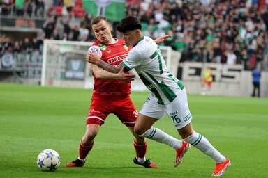 Gera Dániel (balról) mindig a következő meccsre koncentrál (Fotó: MTI)