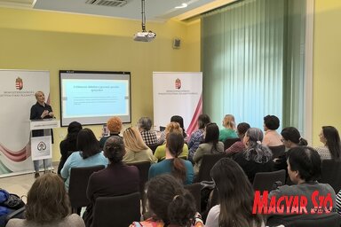 A szakmai napon több mint hatvan szakember és érintett szülő vett részt (Fotó: Dér Dianna felvétele)