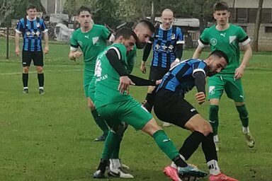 Pillanatkép az adorjáni mérkőzésről (Fotó: Milorad Mitrović felvétele)