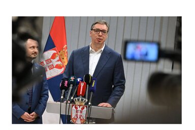 Az államfő ismételten hangsúlyozta, hogy nem terveznek átmeneti kormányt (Fotó: Beta)