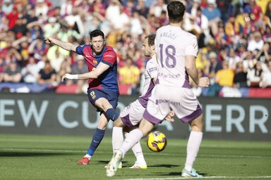 Lewandowski ezúttal sem maradt gól nélkül (Fotó: Beta/AP)