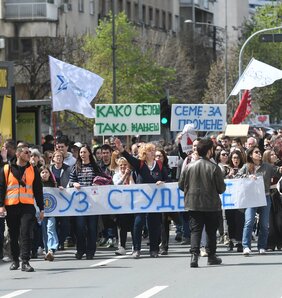 Hónapok óta nincs tanítás a szerbiai egyetemeken