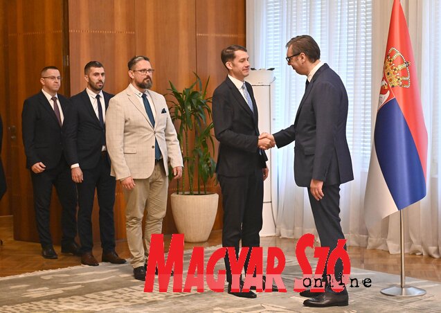 Ha új kormány alakul meg, miniszteri pozíciók tekintetében a VMSZ ebben sem érdekelt, továbbra is államtitkári szinten szeretnének a munkájában részt venni – közölte egyebek között dr. Pásztor Bálint a tegnapi egyeztetés után (Fotó: Ótos András)