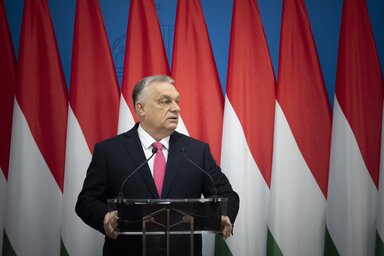 A magyar kormányfő elmondta, hogy beszélt jogászokkal és a képviselőtársaival is a törvénymódosítással kapcsolatban  (Fotó: MTI)