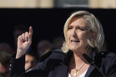 Az RN vezetője „békés, demokratikus, népi és hazafias ellenállásra" szólított fel, Martin Luther King alakját idézve (Fotó: Beta/AP)