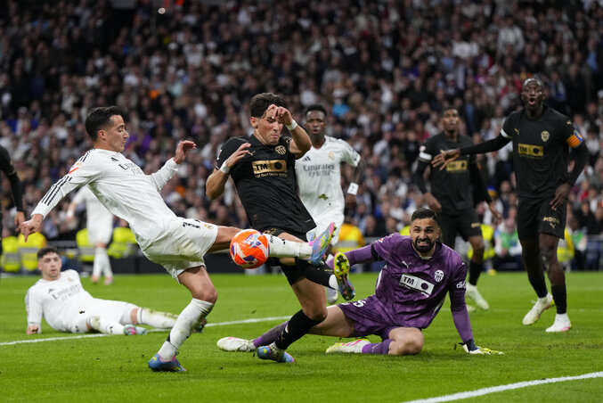 A Velancia Madridban leckéztette meg a Realt (Fotó: Beta/AP) A Velancia Madridban leckéztette meg a Realt (Fotó: Beta/AP)