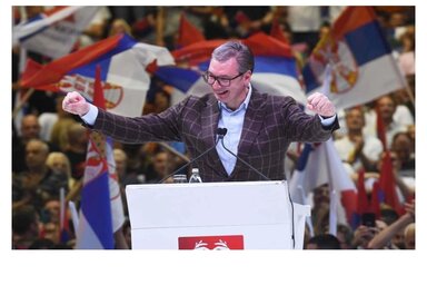 Aleksandar Vučić  (Fotó: Beta)