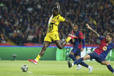 A Barca nem sok esélyt hagyott a Dortmundnak (Fotó: Beta/AP)