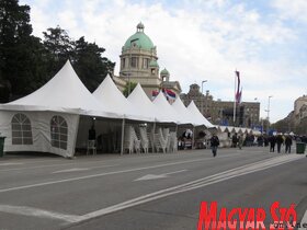 belgrád naggyűlés miting SNS SZHP
