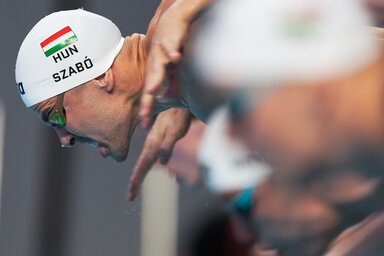 Szabó remekül kapta el a rajtot (Fotó: Beta/AP)