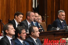 Szerb parlament skupstina Macut