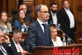 Szerb parlament skupstina Macut