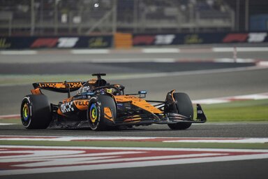 A McLaren pilótája, Oscar Piastri akcióban (Fotó: Beta/AP)
