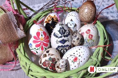Gál Angéla csipkézett hímes tojásai