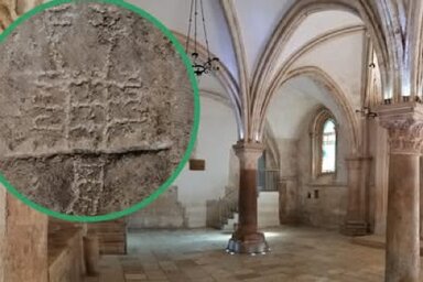 Középkori graffitik, címerek (Osztrák Tudományos Akadémia)