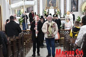 Feltámadási szentmise Szenttamáson