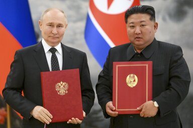 Oroszország a napokban ismerte el az észak-koreai katonák jelenlétét (Fotó: Beta/AP)