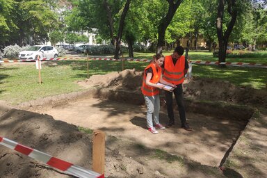 Az ásatások várhatóan május végéig tartanak (Horváth Attila felvétele)