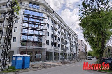 Az utóbbi években az utcában nagyszabású építkezések zajlanak / Patyi Szilárd felvétele
