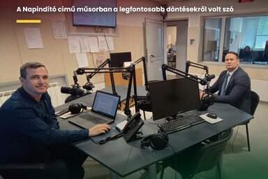 Kartali Róbert műsorvezetővel beszélgetett Fremond Árpád (Fotó: Facebook)