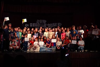 A rendezvény résztvevői az értékelés után (Moravicai Értelmiségi Fórum)