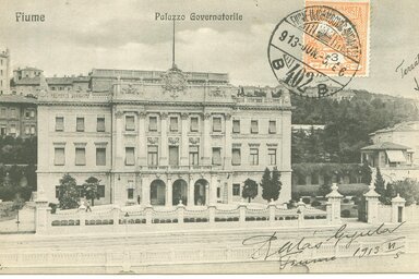 A fiumei Kormányzói palota (Forrás: Mák Ferenc archívumából)