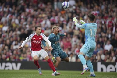 Gödörben az Arsenal, pedig szerdán újabb sorsdöntő összecsapás vár a csapatra (Fotó: Beta/AP)