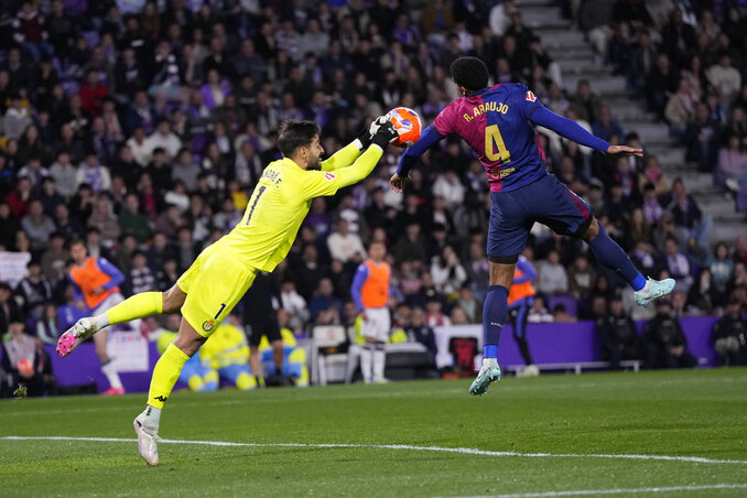 A Valladolid okozott némi kellemetlenséget a Barcelonának (Fotó: Beta/AP) A Valladolid okozott némi kellemetlenséget a Barcelonának (Fotó: Beta/AP)