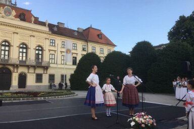 A nemesmiliticsi Németh László Magyar Művelődési Egyesület fellépése (Laza Kostić Kultúrközpont)