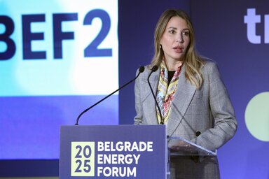 Dubravka Đedović Handanović: Nemcsak az elektromos áram, hanem a földgázellátás terén is folynak a reformok (Fotó: Beta)