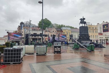 A pénteki nap az előkészületekről szólt (Fotó: Beta)