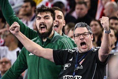 Chema Rodríguez (elöl) szerint egyik ellenfelét sem becsülheti le a magyar válogatott (Fotó: MTI)