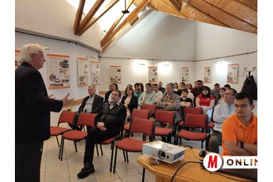 A bemutatóesten Horváth Mihály operatőr is jelen volt (Horváth Zsolt felvétele)