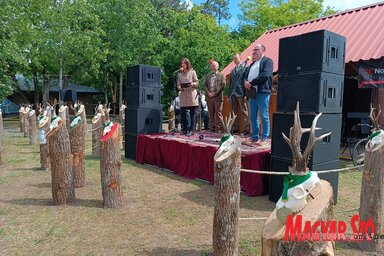 A III. Őzbaktrófea-mustra megnyitója (Kazinczy Paszterkó Diana felvétele)