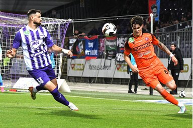 A Nyíregyháza az Újpest otthonában biztosította helyét az élvonalban (Fotó: facebook.com/NYSFC)
