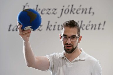 Boldog Ádám az MCC-ben (Molnár Edvárd felvétele)
