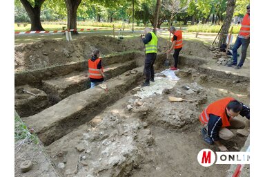 A múlt héten még javában zajlottak az ásatások (Horváth Zsolt felvétele)