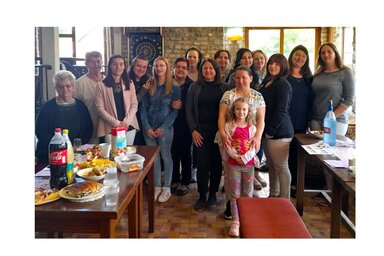 A résztvevők egy része (Életfa Nagycsaládosok Egyesülete)