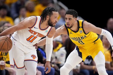Brunson (balról) hiába nyújtott kimagasló teljesítményt, a Knicks hátrányba került a döntőben (Fotó: Beta/AP)
