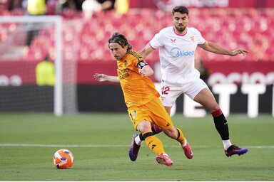 Luka Modrić a Realtól távozik ugyan, de a focival nem hagy fel (Fotó: Beta/AP)