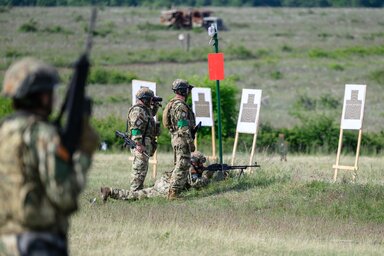 Ezek a katonák olyan külön egységet alkotnak, amely békeidőben nem vesznek részt a mindennapi feladatokban, de szükség esetén gyorsan bevethetők (Fotó: MTI)