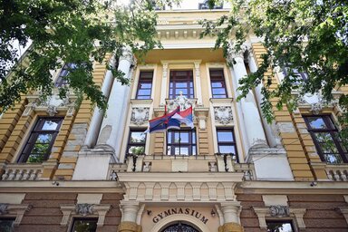 A szabadkai Svetozar Marković Gimnázium (Molnár Edvárd felvétele)