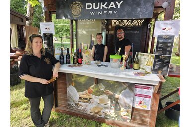 A magyarkanizsai Dukay Borászat kiválóságai is helyet kaptak (Puskás Károly felvétele)