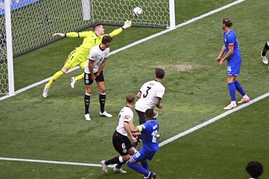 Mbappé első találata (Fotó: Beta/AP)